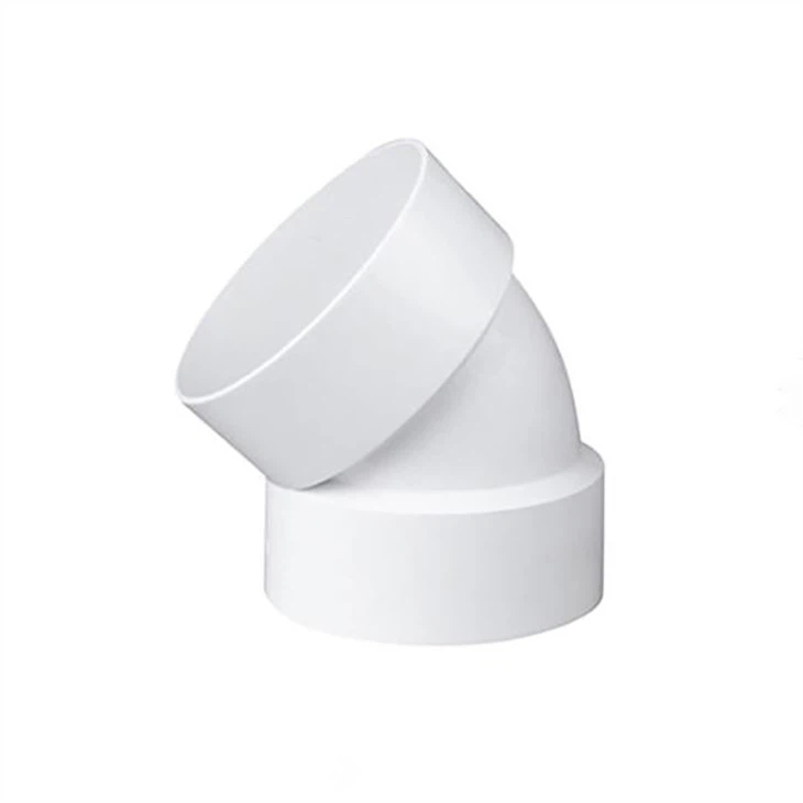 6 inches elbow white pvc pipe-1